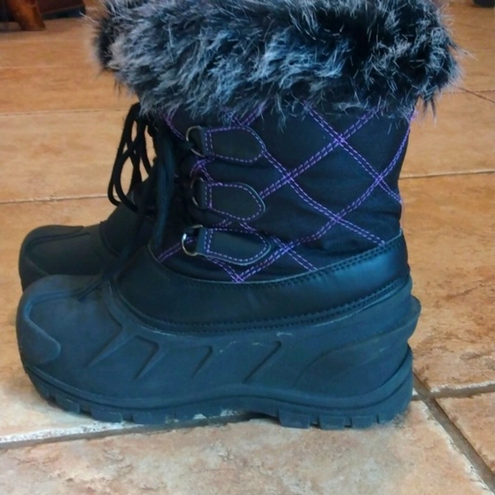 Snow boots kids youth size 5 - Picture 3 of 6